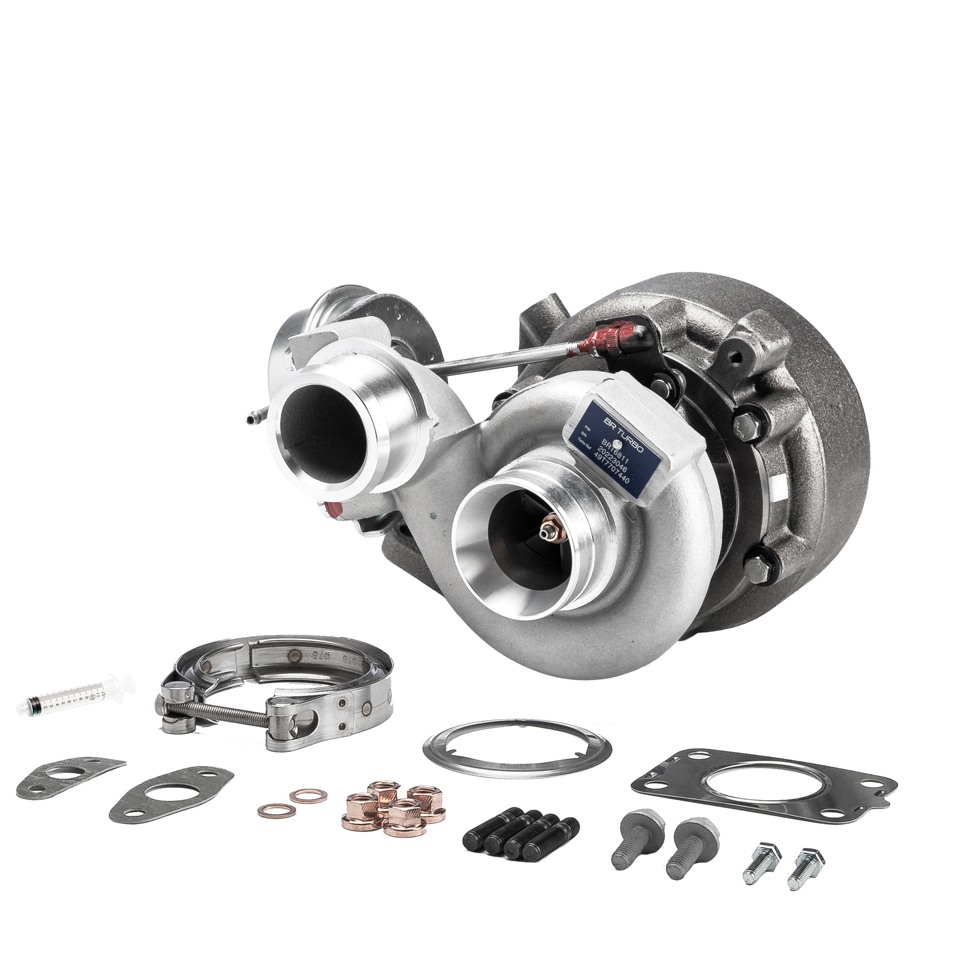 Turbolader BRT6811M BR Turbo Volkswagen Crafter 30-50 Flatbed Vrachtwagen/Chassis (2F) 2.5 TDI 2008 163 Pk