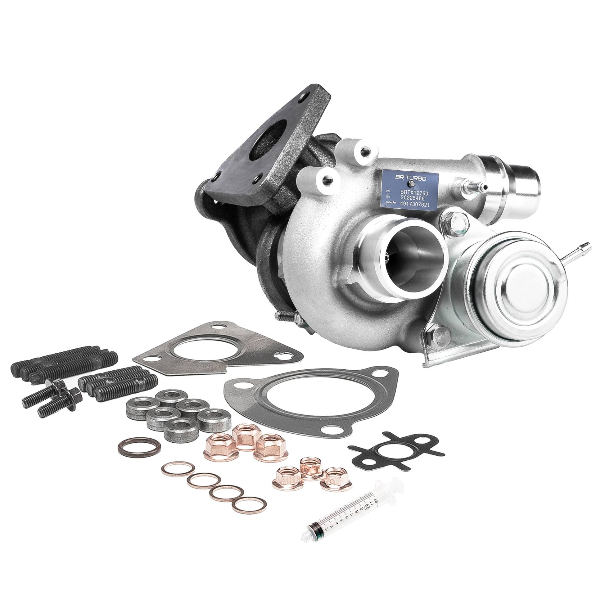 Numéro OEM 7.701.477.904 - Turbocompresseur BRTX12760M RENAULT, DACIA, MITSUBISHI, RENAULT TRUCKS