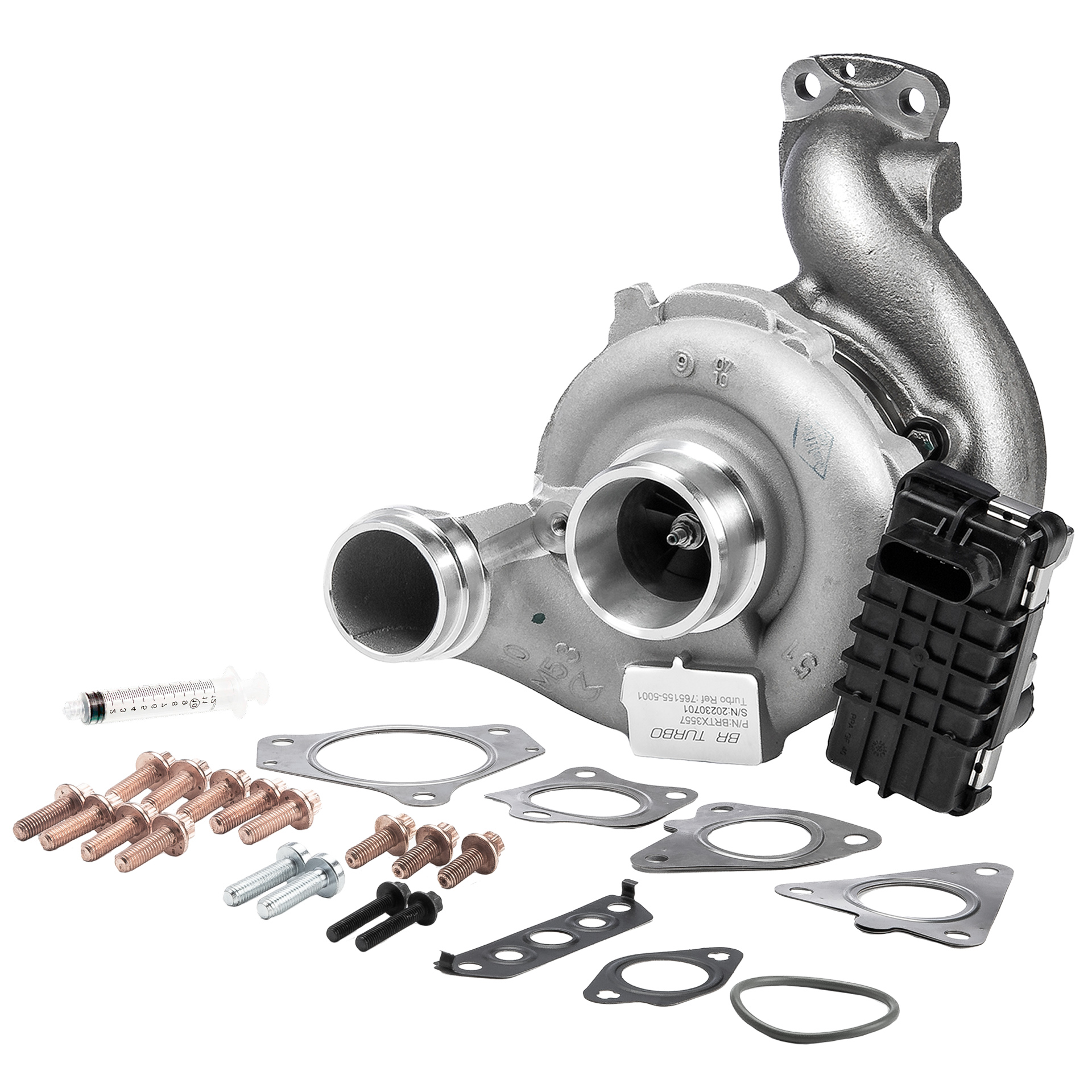 Numéro OEM 051 795 66 AB - Turbocompresseur BRTX3557M RENAULT, BMW, AUDI, MERCEDES-BENZ, OPEL