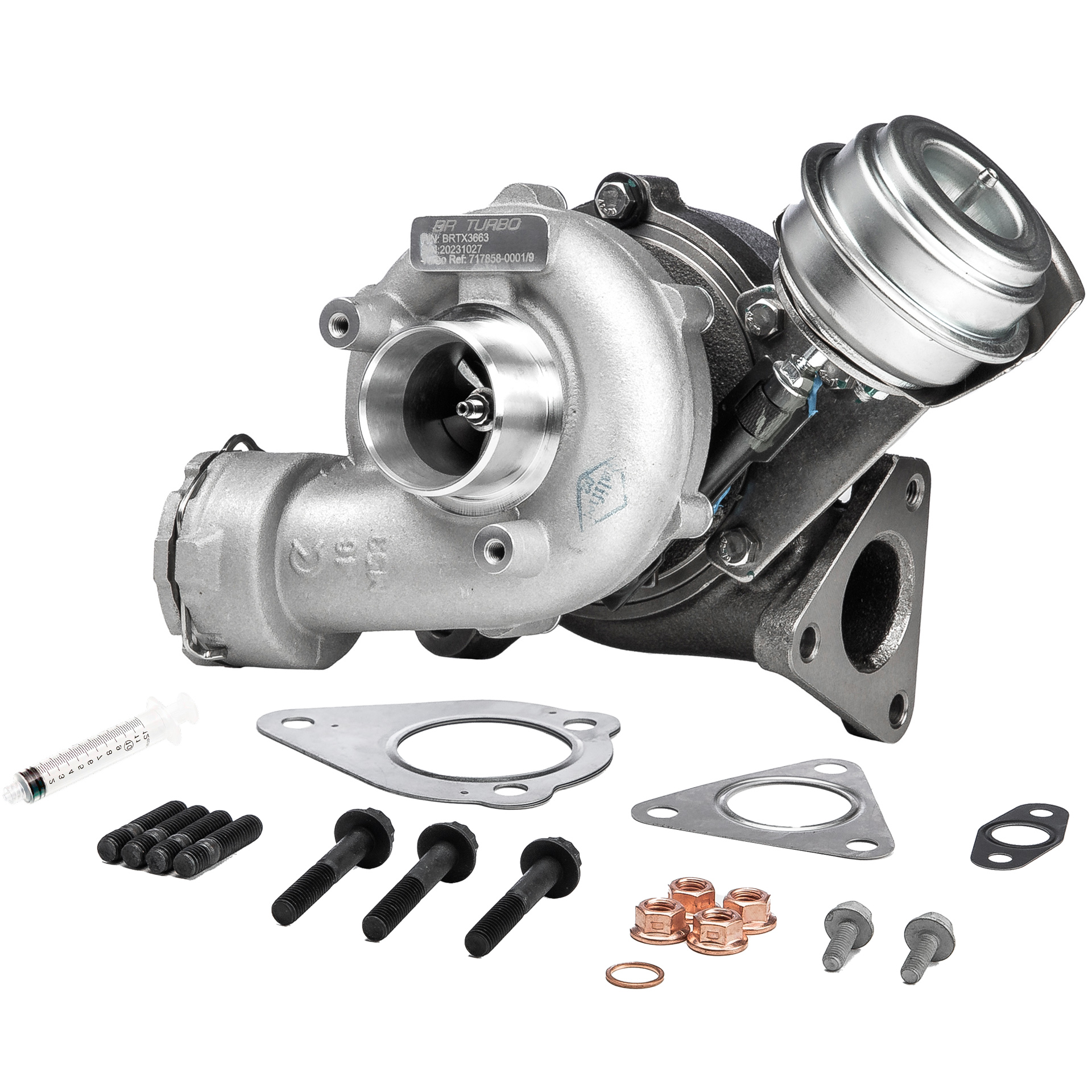 Turbolader BRTX3663M BR Turbo AUDI A6 C6 Sedan (4F2) 2.0 TDI 2008 140 HK
