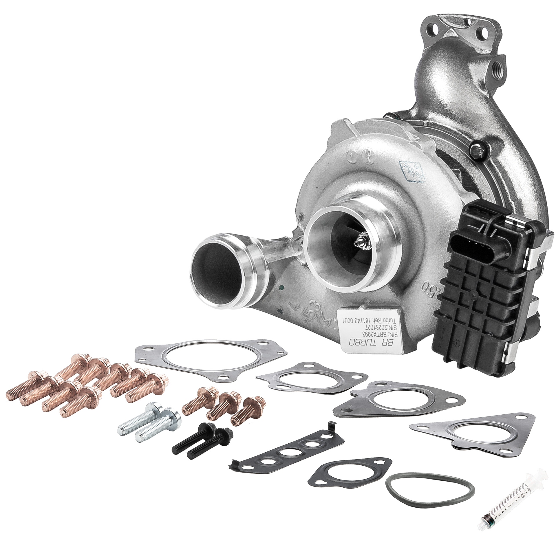 Número OEM A642 090 63 80 - Turbocompressor BRTX3993M MERCEDES-BENZ, JEEP, CHRYSLER