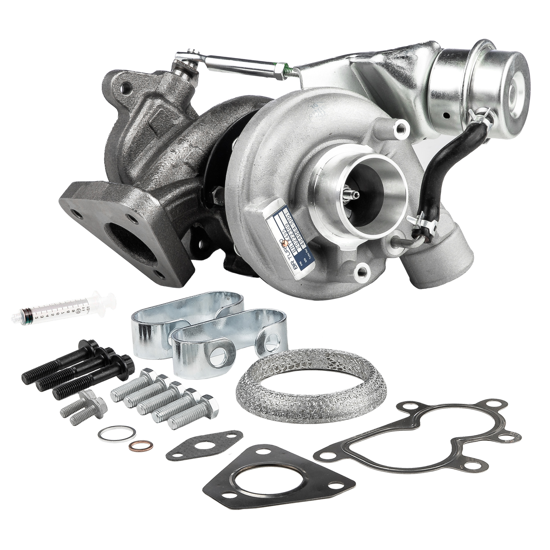 Turbolader BRTX495M BR Turbo Volkswagen Transporter T4 Flatbed Vrachtwagen / Chassis (70E, 70L, 70M, 7DE, 7DL, 7D) 1.9 TD 1996 68 Pk