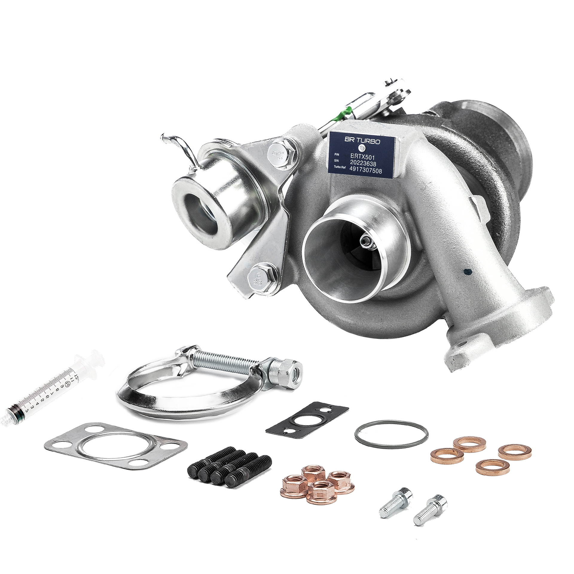 Turbina BRTX501M BR Turbo FORD C-Max (DM2) 1.6 TDCi 2007 90 CV