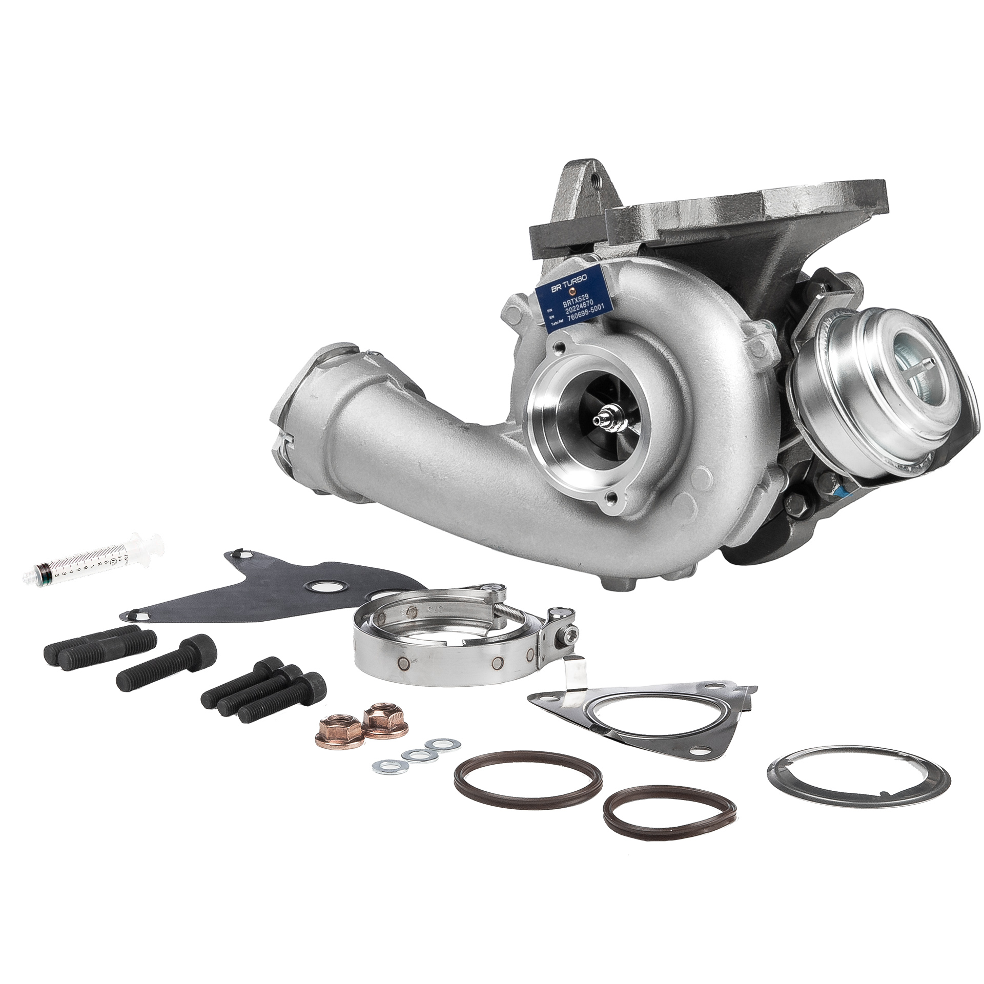 Número OEM 070 145 701 RV - Turbocompressor BRTX529M VW, OPEL, AUDI, FORD, SEAT
