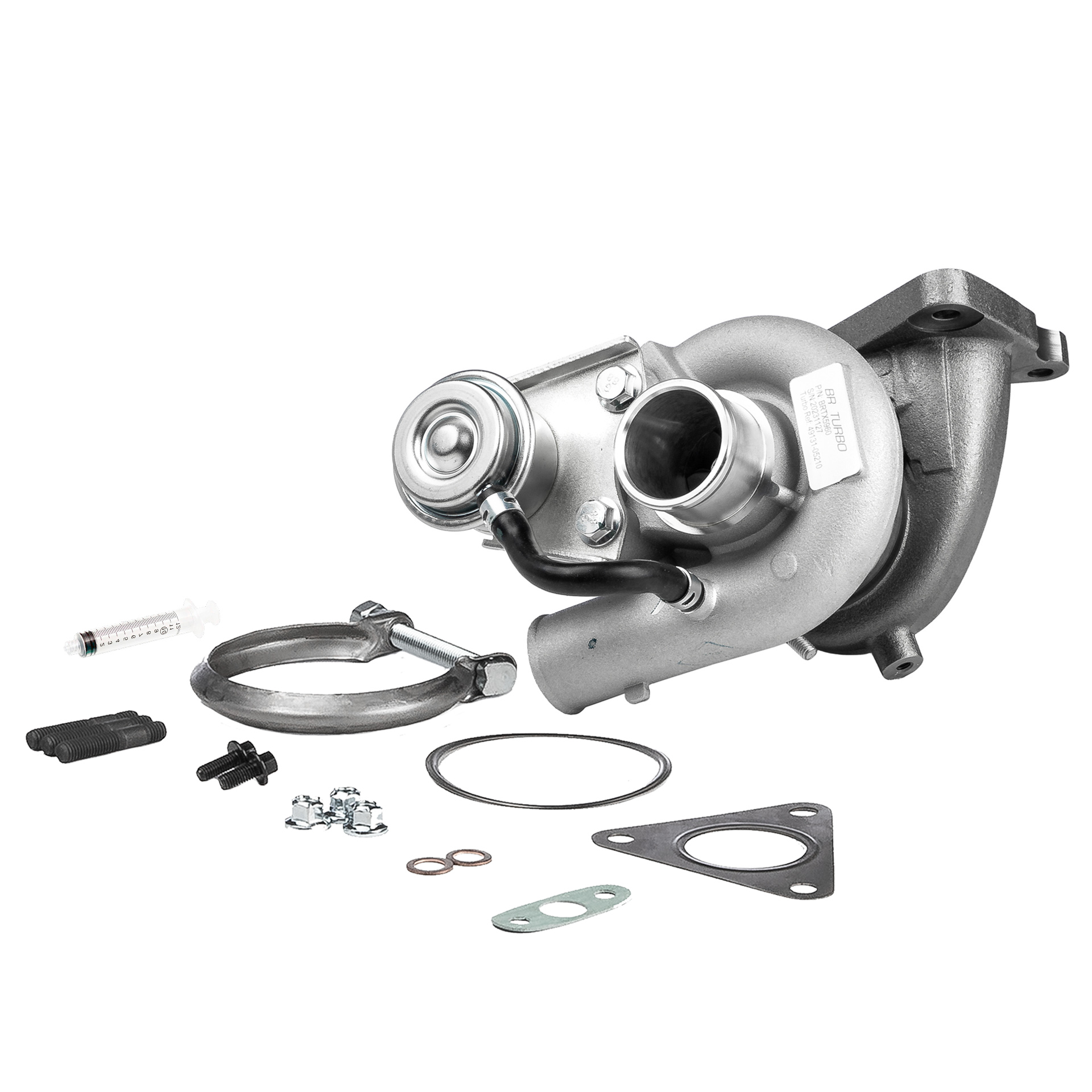 Número OEM 0375 K7 - Turbocompressor BRTX5960M VW, PEUGEOT, FORD, CITROËN, FIAT