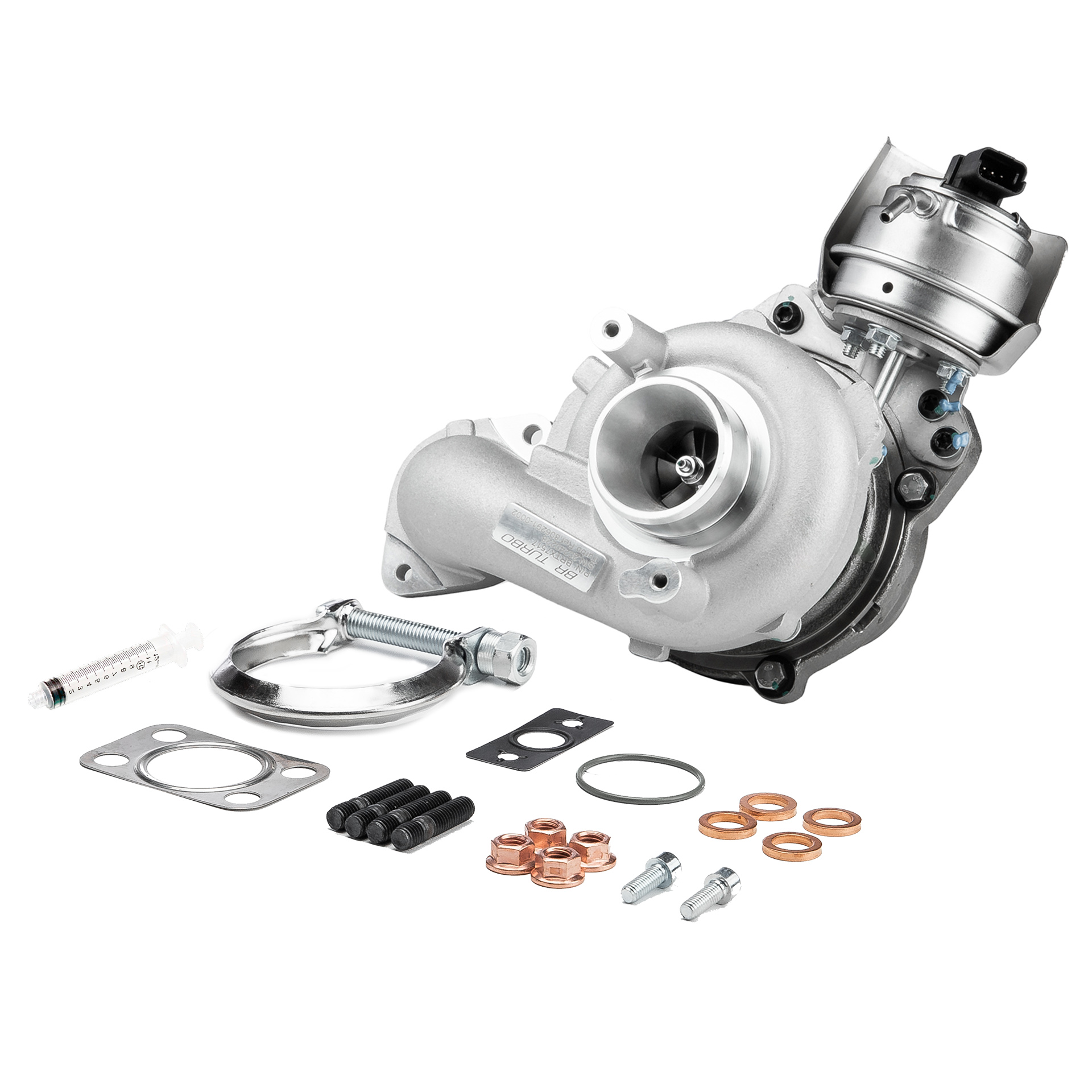 Numéro OEM 0375 P8 - Turbocompresseur BRTX7517M PEUGEOT, CITROËN, AUDI, FORD, SEAT
