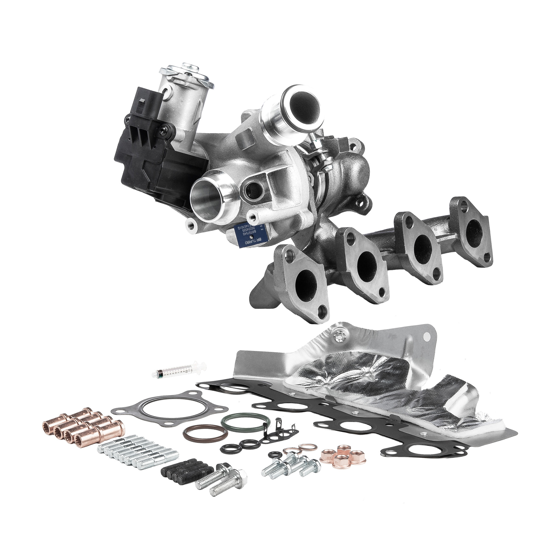 Numéro OEM 03F 145 701 GX - Turbocompresseur BRTX7545M PEUGEOT, CITROËN, AUDI, FIAT, SEAT