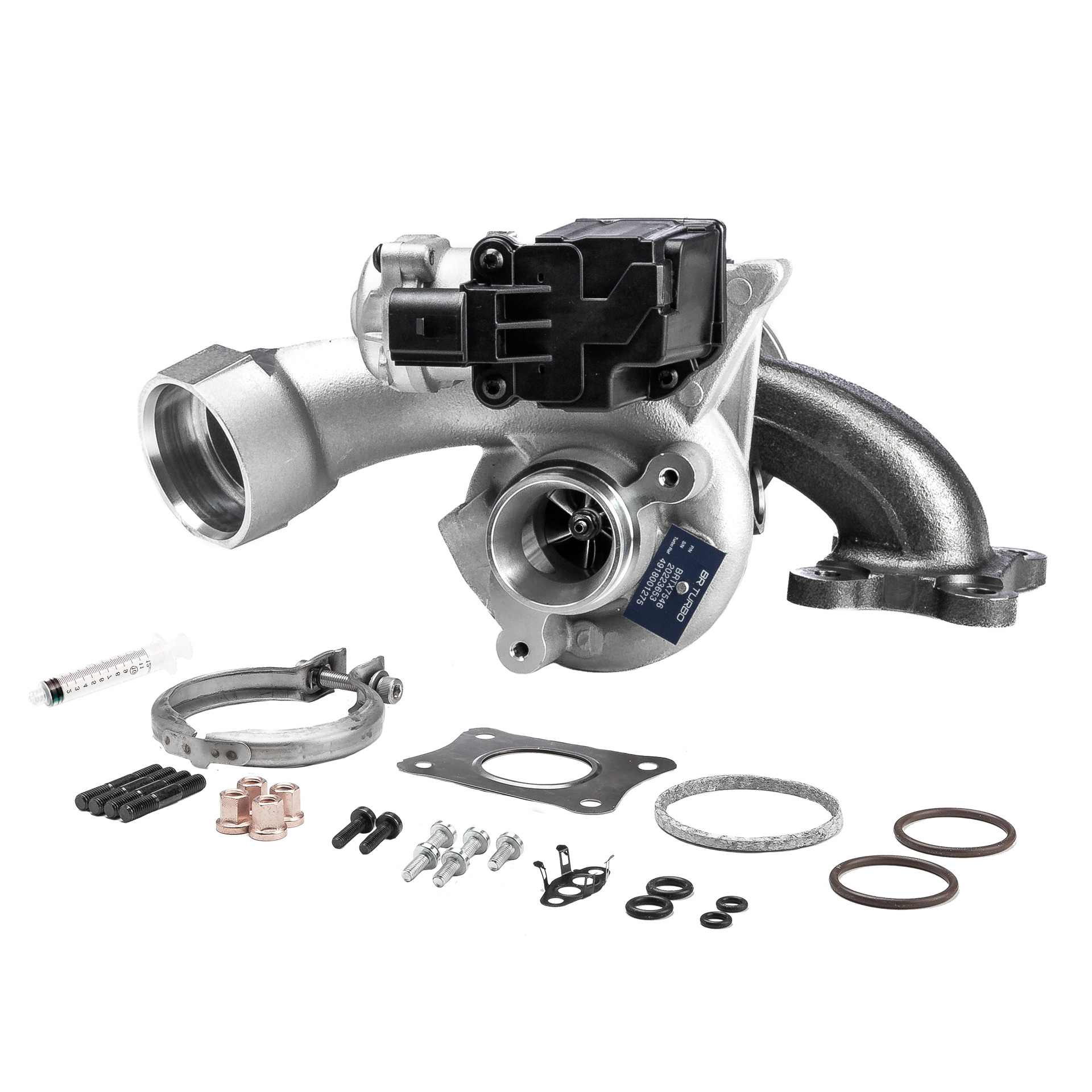 OEM nummer 04E 145 704 F - Turboaggregat BRTX7546M VW, AUDI, SKODA, MITSUBISHI, SEAT