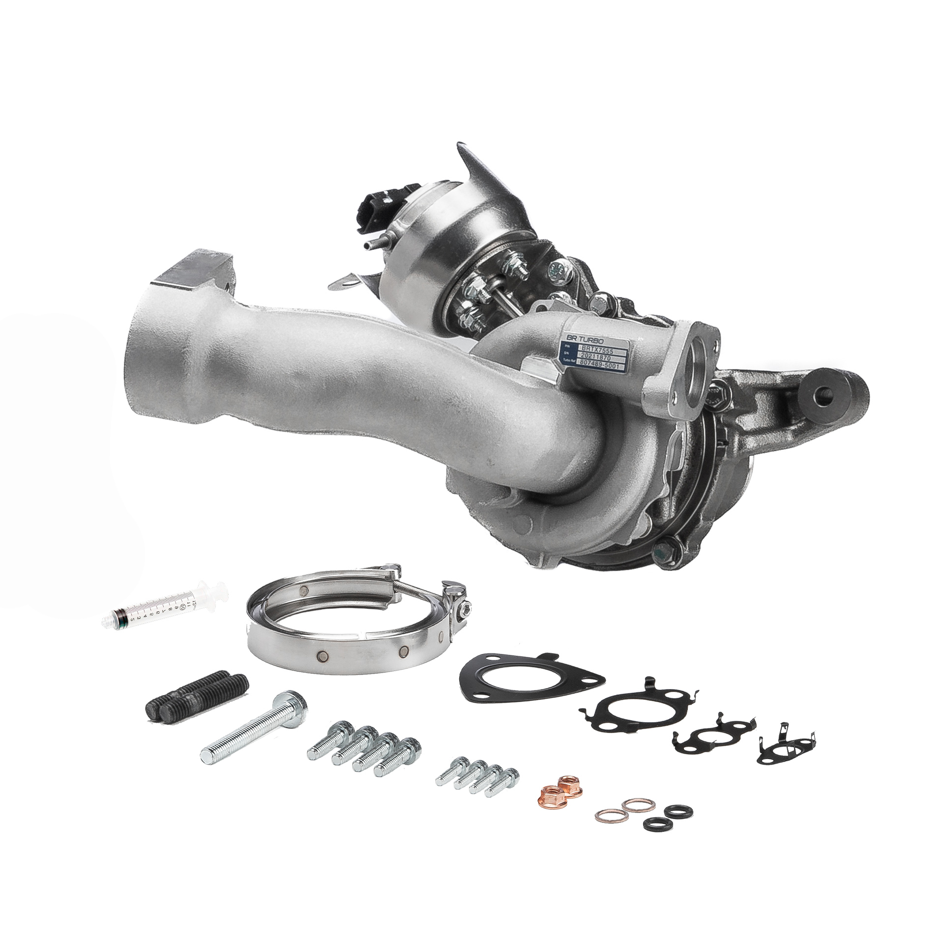 Numéro OEM 9675101580 - Turbocompresseur BRTX7555M RENAULT, PEUGEOT, CITROËN, FIAT, ALFA ROMEO
