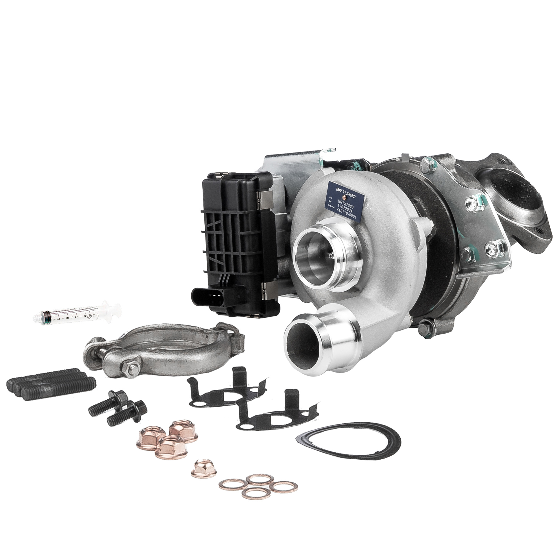 Numéro OEM 1 590 102 - Turbocompresseur BRTX7560M AUDI, FORD, OPEL, FIAT, SEAT