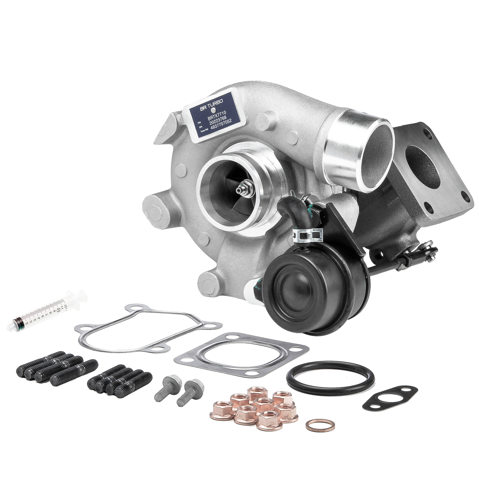 Numéro OEM 0375 F6 - Turbocompresseur BRTX7710M RENAULT, PEUGEOT, CITROËN, FIAT, ALFA ROMEO