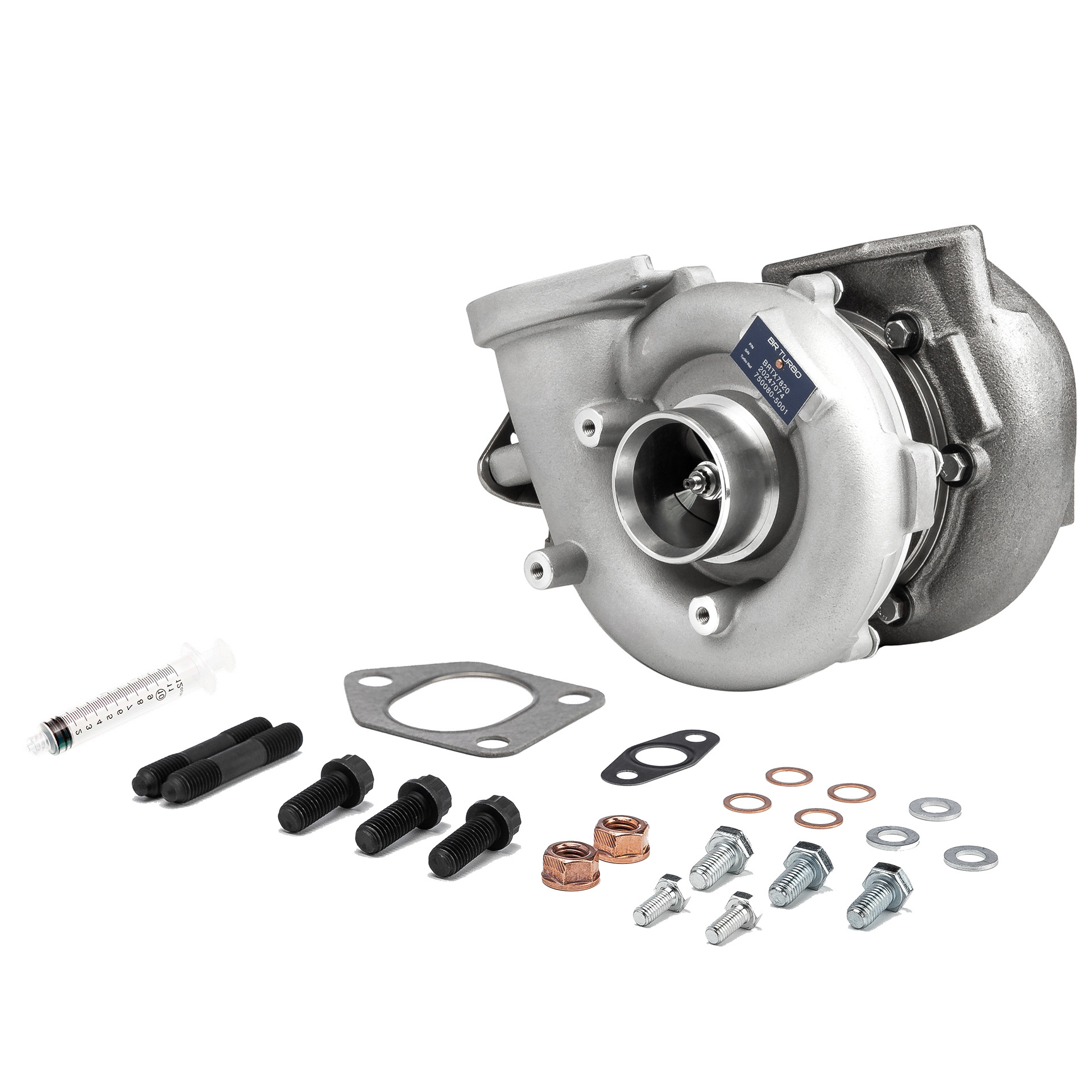 Número OEM 11 65 7 791 709 - Turbocompressor BRTX7820M RENAULT, BMW, VW, MERCEDES-BENZ, OPEL