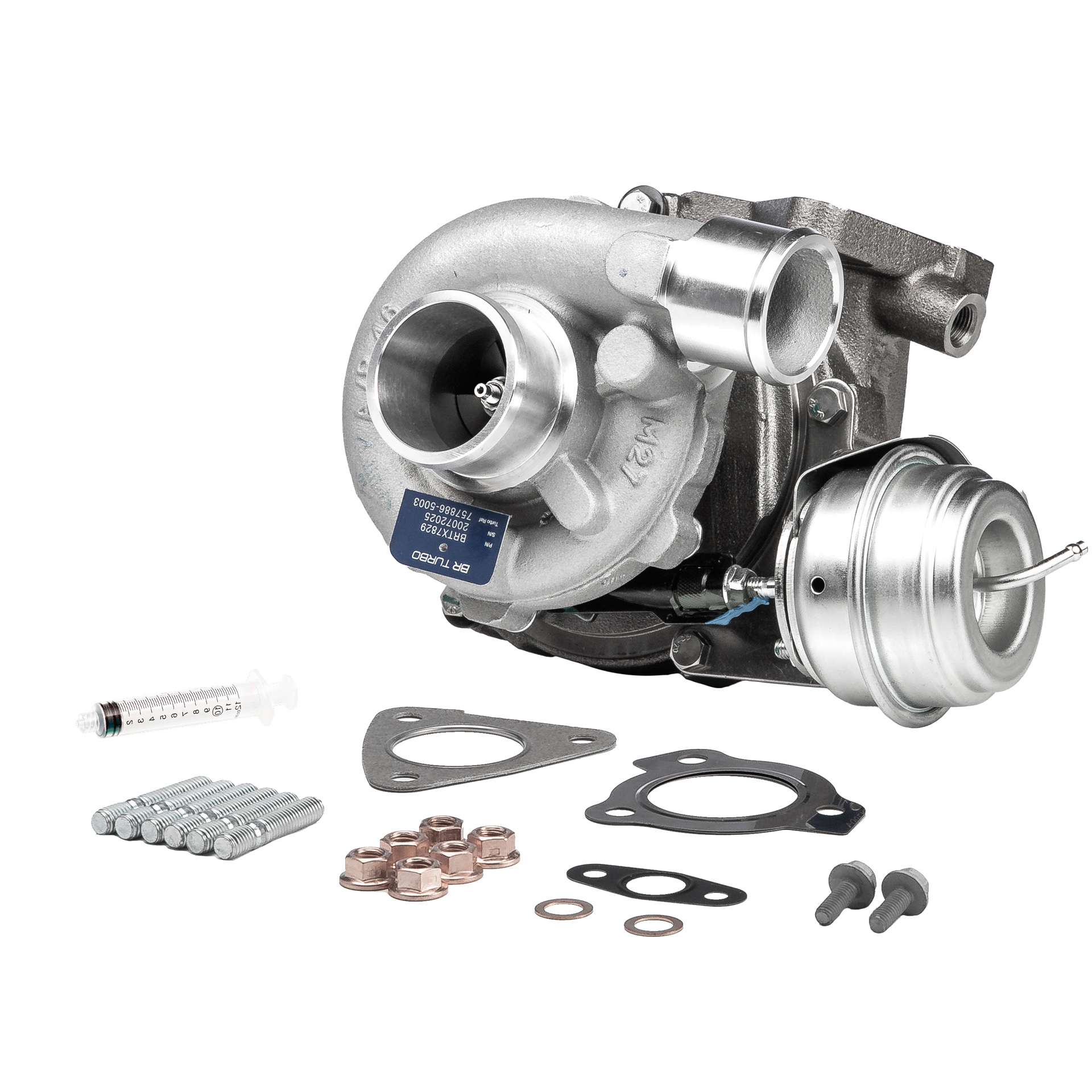 Número OEM 2823-127410 - Turbocompressor BRTX7829M VW, OPEL, AUDI, FORD, SEAT
