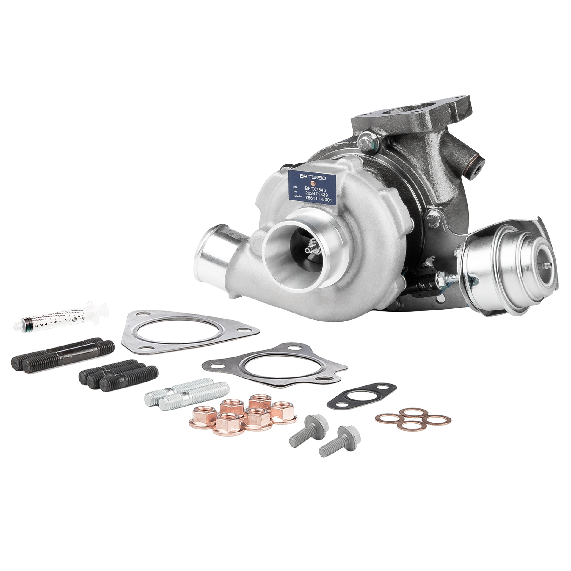 BR Turbo | Turbocompresor con material de montaje/fijación BRTX7846M HYUNDAI i20 I Hatchback (PB) 2008 baratos online