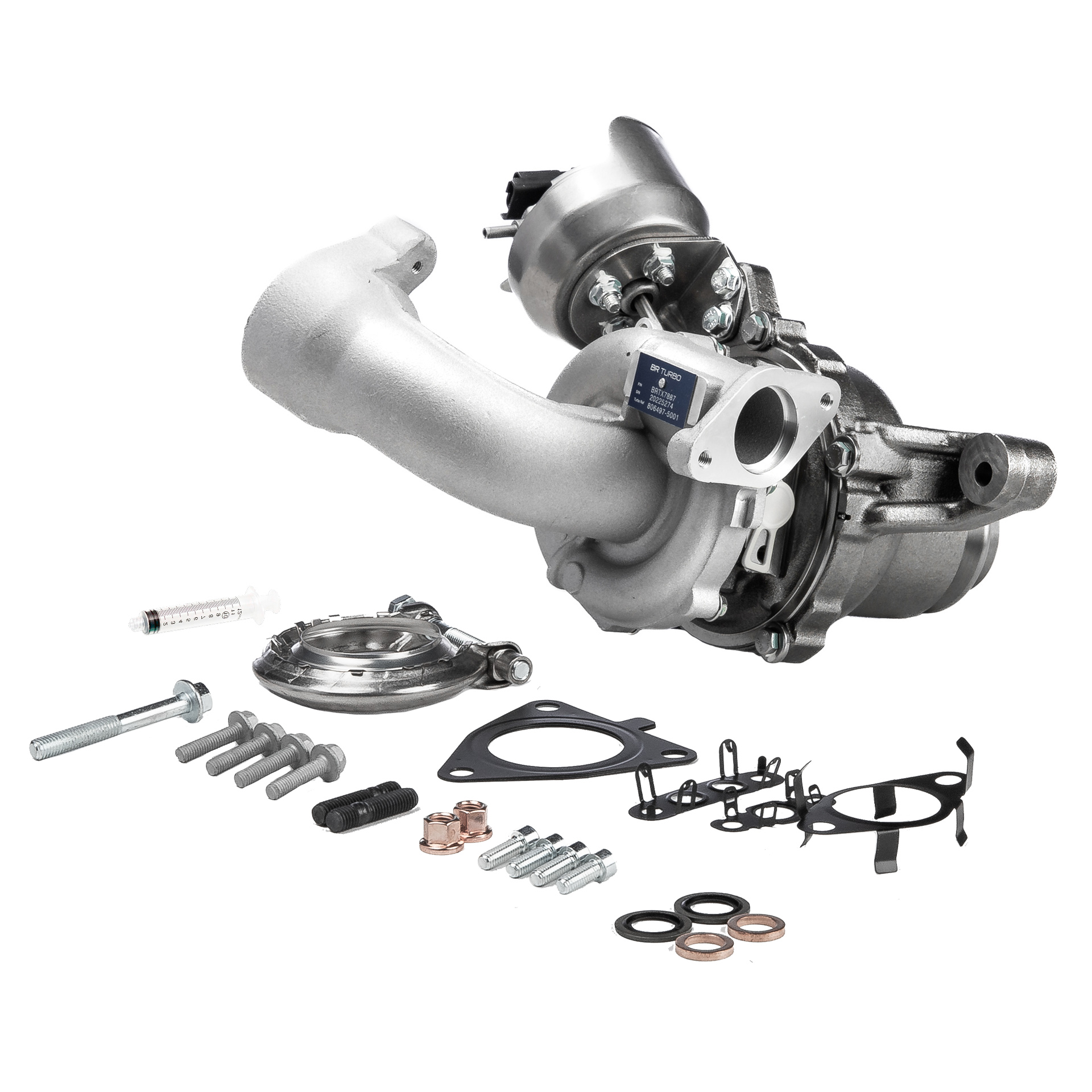 Numéro OEM 0375 P2 - Turbocompresseur BRTX7887M PEUGEOT, CITROËN, FORD, FIAT