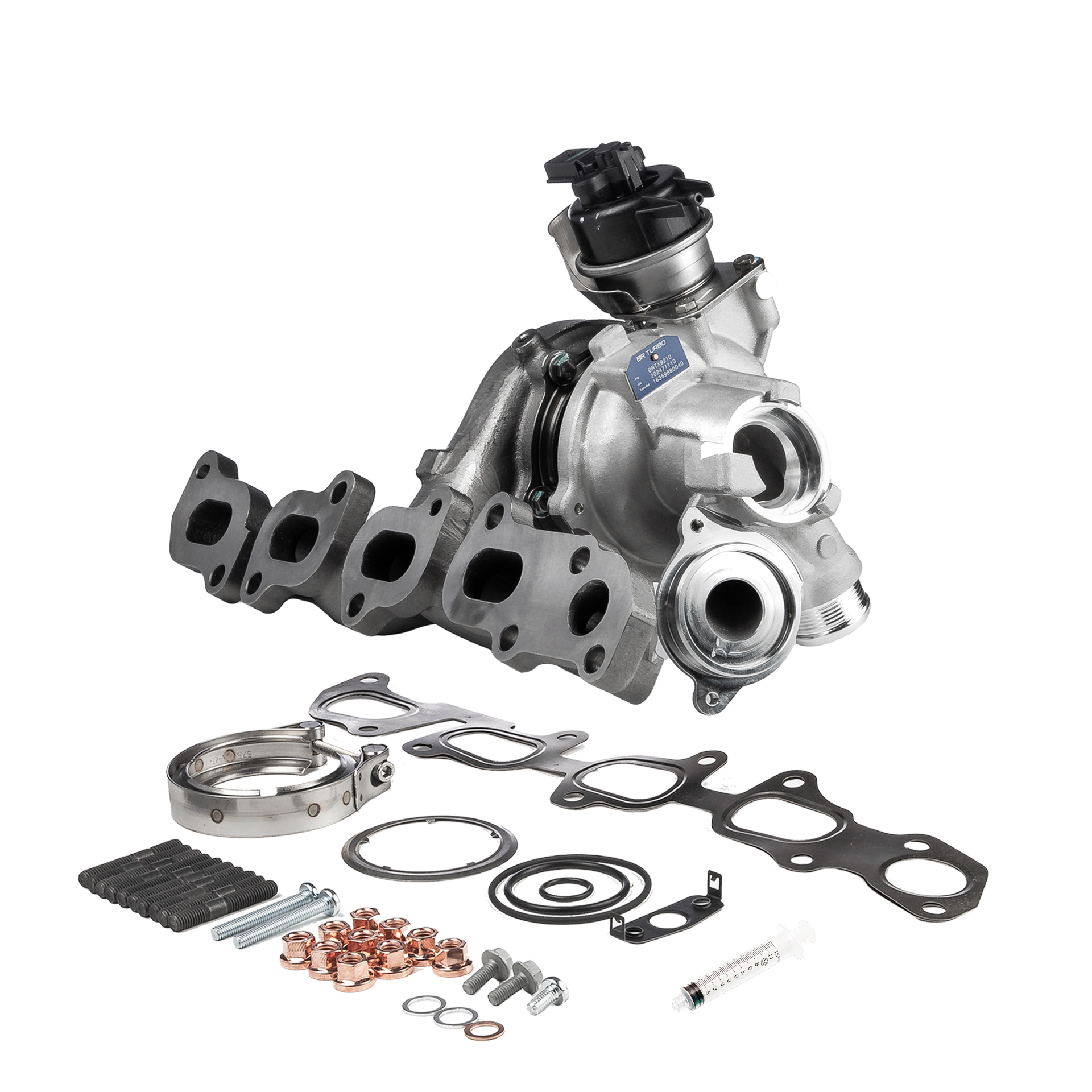 OEM nummer 04L 253 016 F - Turboaggregat BRTX9210M VW, AUDI, SKODA, SEAT