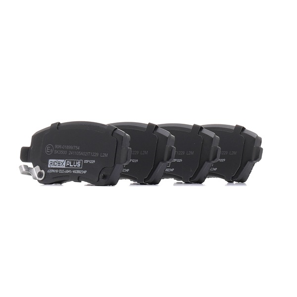 402B0234P RIDEX PLUS D10601HA0C Brake pad set