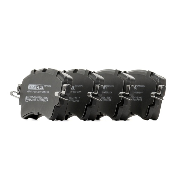 Número OEM 8W0 698 451 H - Juego de pastillas de freno 402B1217P SEAT, AUDI, SKODA