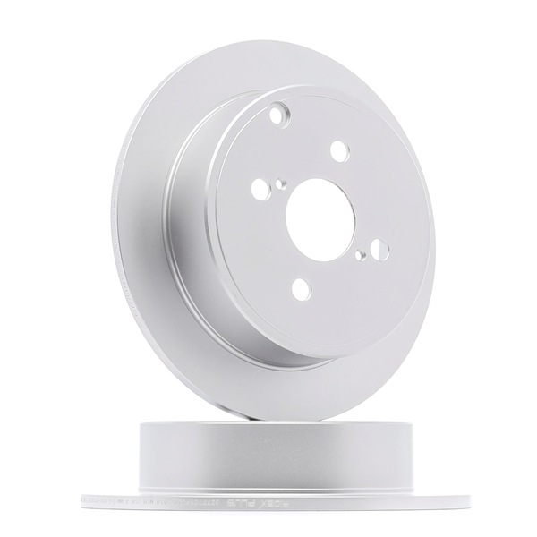Remschijf 82B0072P RIDEX PLUS TOYOTA Yaris I Hatchback (P1) 1.4 D-4D (NLP10_) 2003 75 Pk