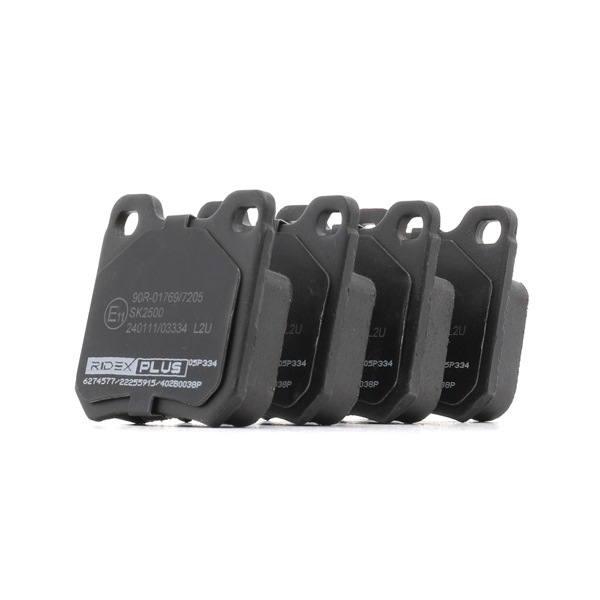 RIDEX PLUS 402B0038P Bremsbeläge OPEL Omega B Limousine (V94) 2.0 (F69, M69, P69) 116 PS Benzin 1998