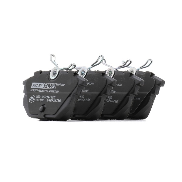 RIDEX PLUS 402B0718P Brake pads ALFA ROMEO 33 (907A) 1.4 i.e. 88 hp Petrol 1993
