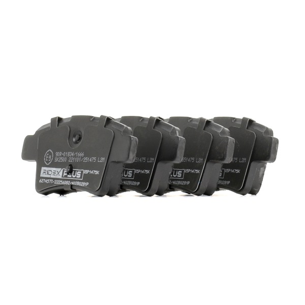 RIDEX PLUS 402B0281P Bremsbeläge CITROËN C4 Picasso 1 (UD_) 1.6 THP 156 PS Benzin 2013