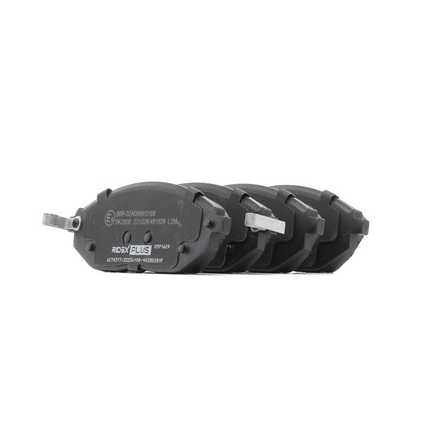 RIDEX PLUS 402B0381P CHEVROLET Spark (M400) brake pads replacement cost