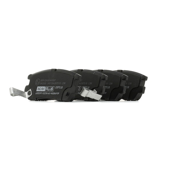 RIDEX PLUS 402B0693P Bremsbeläge MITSUBISHI SPACE WAGON (N9_W, N8_W) 2.4 (N84W) 131 PS Benzin 2000