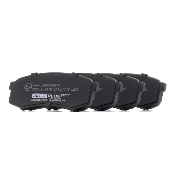 RIDEX PLUS Bremseklosser for Fortuner II (AN150, AN160) 3.0 D 4WD (LAN155_) 70 kW / 95 hk