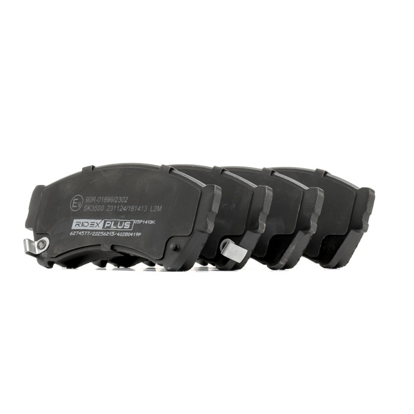 Juego de pastillas de freno 402B0419P RIDEX PLUS MAZDA 6 Familiar (GH) 2.0 (GHEFW) 2013 152 cv