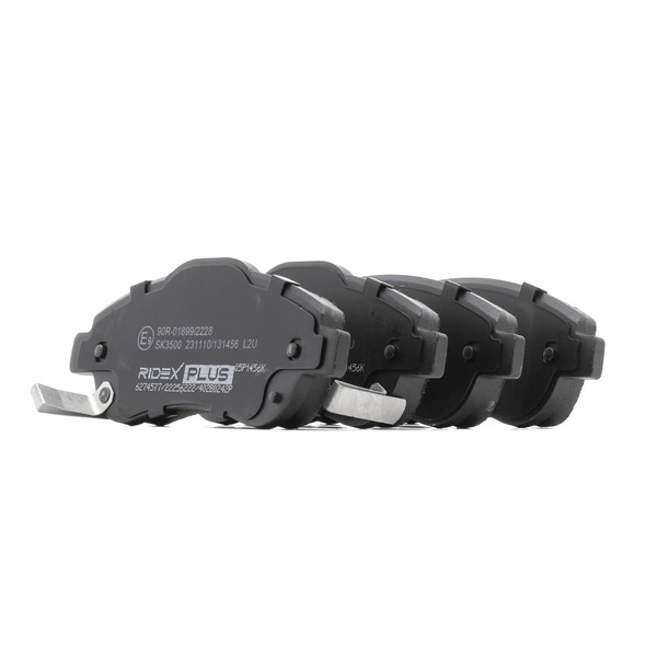Juego de pastillas de freno 402B0242P RIDEX PLUS HONDA CR-V III (RE) 2.4 i-VTEC 2016 161 cv