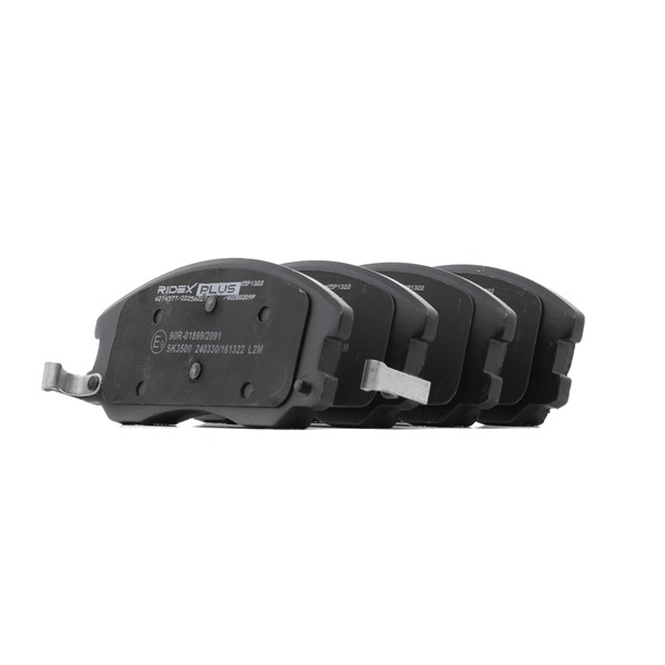 RIDEX PLUS 402B0209P Brake pads VAUXHALL Antara (L07) 2.2 CDTi 4x4 184 hp Diesel 2015