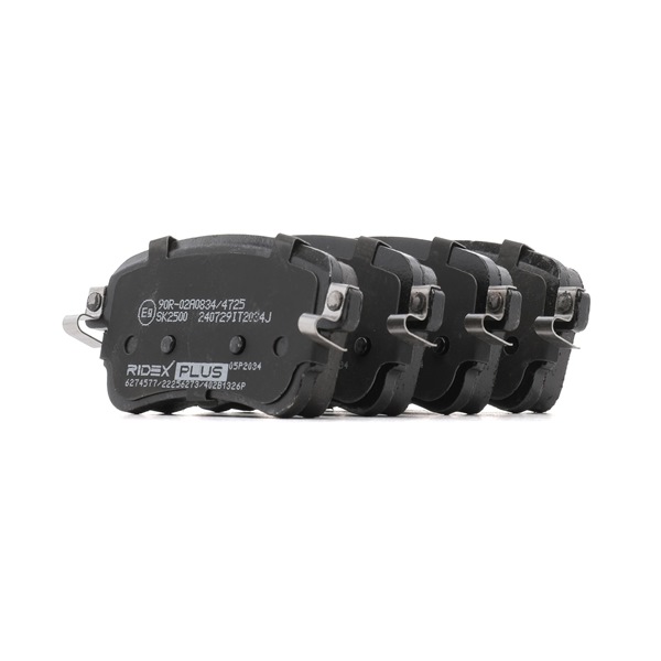 Juego de pastillas de freno 402B1326P RIDEX PLUS CITROËN Jumpy III Furgoneta (V) 2.0 BlueHDi 4x4 2024 144 cv