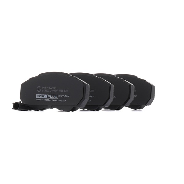 402B0276P RIDEX PLUS 425242 Brake pad set