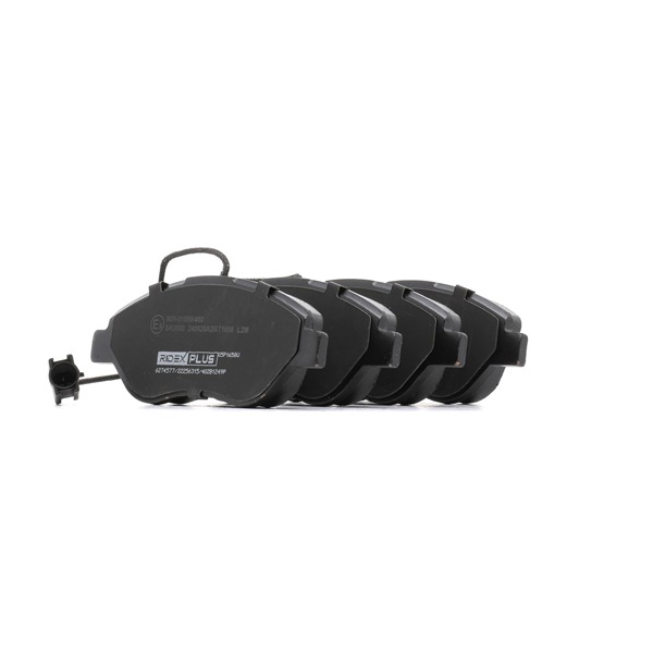 Bremseklodser 402B1249P RIDEX PLUS FIAT Stilo Hatchback (192) 1.9 JTD 2006 136 HK