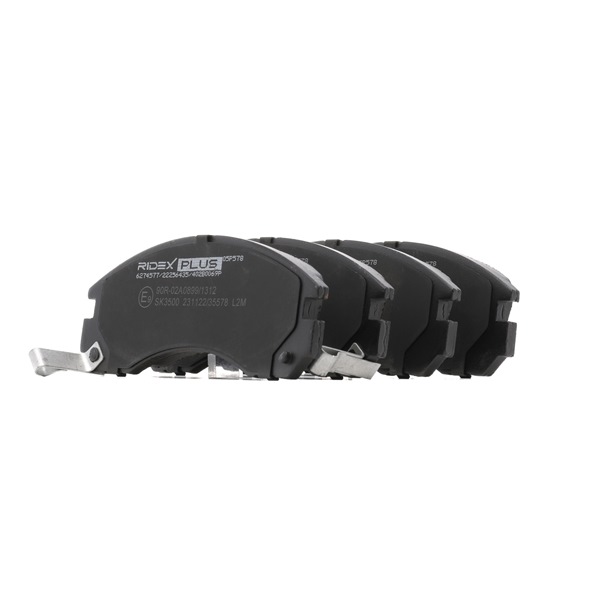 RIDEX PLUS 402B0069P Bremsbeläge MITSUBISHI L 200 (K7_T, K6_T) 2.5 TDiC 101 PS Diesel 2004
