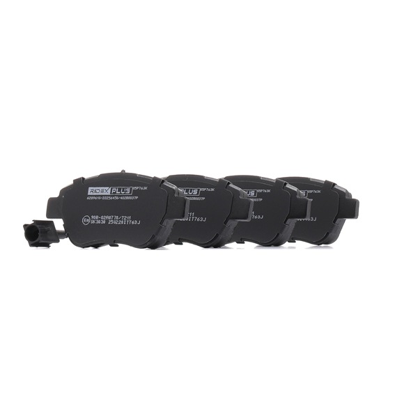 RIDEX PLUS 402B0037P Bremsbeläge FIAT PUNTO EVO (199) 1.3 D Multijet (199AXC1A, 199BXC1A, 199AXT1A, 199BXT1A) 75 PS Diesel 2012