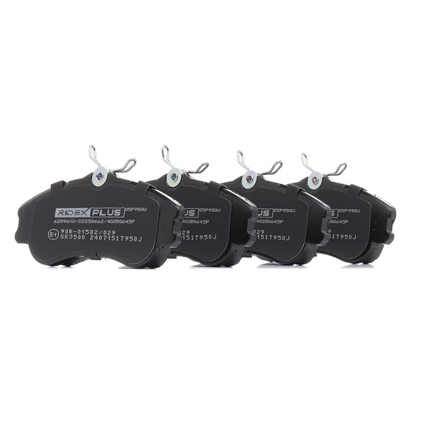 Numéro OEM E 172 532 - Plaquettes de frein 402B0645P PEUGEOT, CITROËN, FORD, OPEL