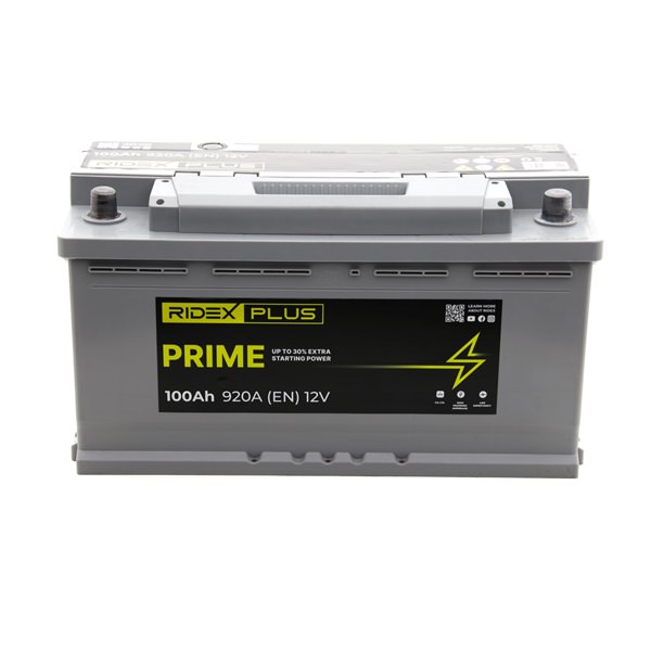 Autobatterie 1S0023P RIDEX PLUS VW Amarok Pritsche / Fahrgestell (S1B, S6B, S7B) 2.0 TDI 2013 122 PS