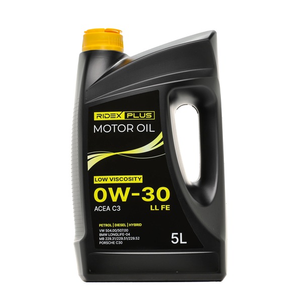 RIDEX PLUS | Olej samochodowy 0W-30, Olej syntetyczny, Pojemność: 5l 1862O0207P TOYOTA Yaris III Hatchback (XP150) 2024 tanie online