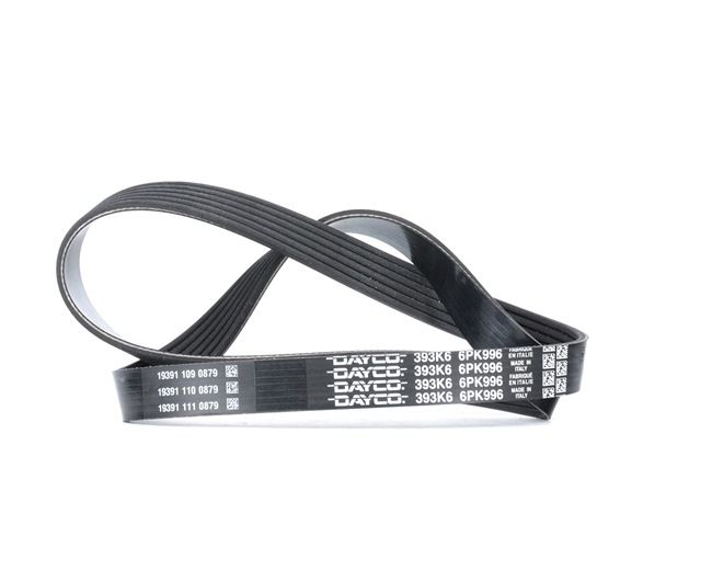Numéro OEM 1280 67 - Courroie Poly-V 6PK996 PEUGEOT, CITROËN, DS