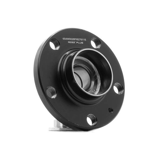 Hjullagersats 654W0026P RIDEX PLUS VW Polo V Hatchback (6R1, 6C1) 1.0 TSI 2015 110 hk