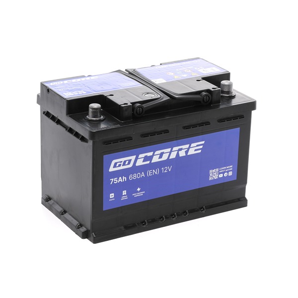 Battery GCA0004 goCORE 8K0 915 105 C AUDI, VAUXHALL, RENAULT, TOYOTA, PEUGEOT