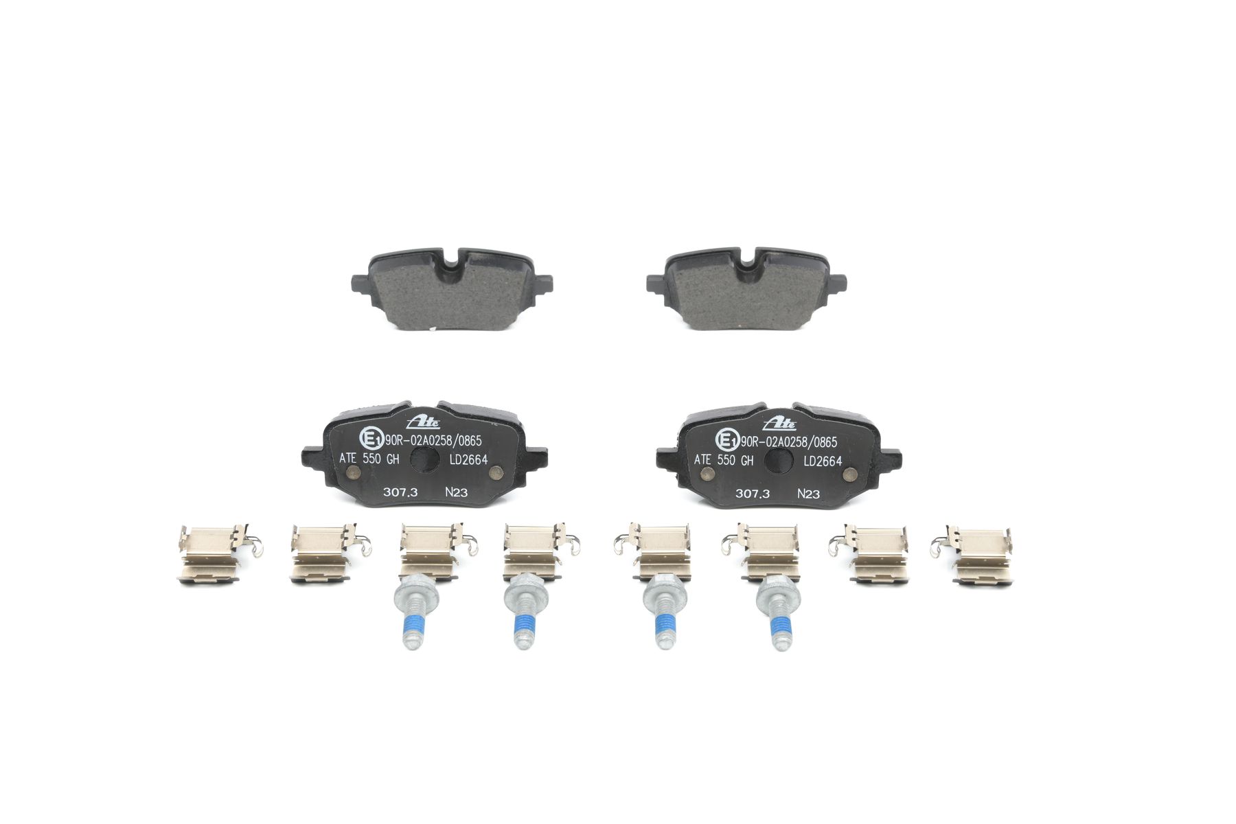 ATE | Kit pastiglie freno predisposto per visualizzazione avviso usura, senza contatto segnalazione usura, con bulloni pinza freno, con accessori 13.0470-2664.2 MINI Cooper SE (J01) 2024 economici online
