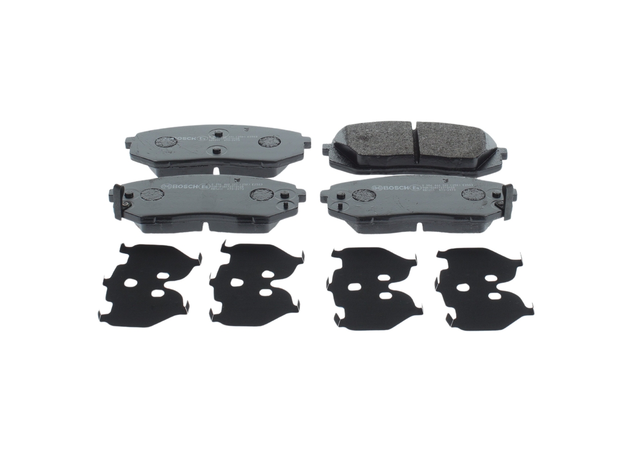Número OEM 5 810 11 DE00 - Juego de pastillas de freno 0 986 460 121 CITROËN, NISSAN, HYUNDAI, KIA, MAZDA