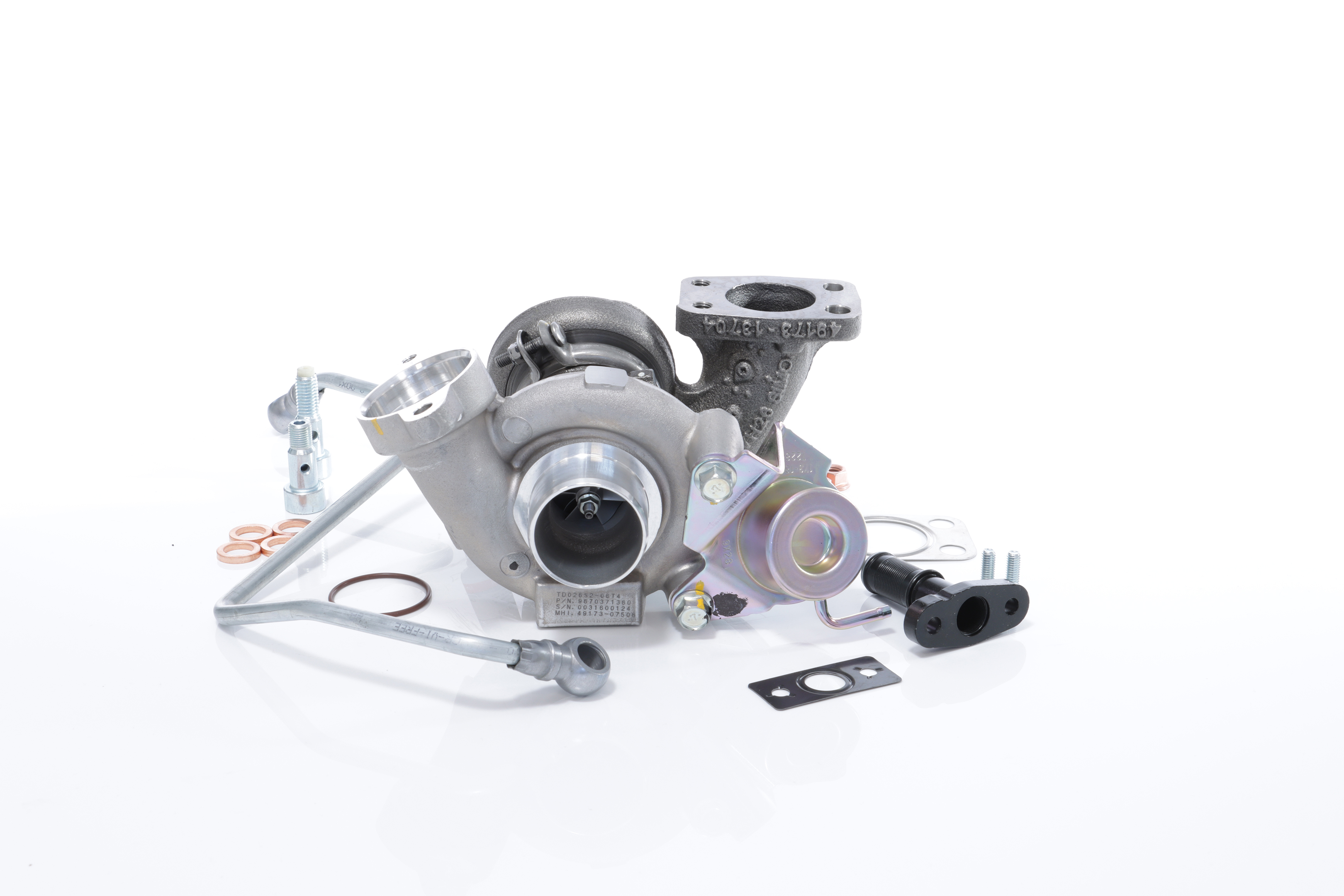 OEM nummer 0375 K5 - Turbolader T981043 VOLVO, FORD, MITSUBISHI, PEUGEOT, CITROËN