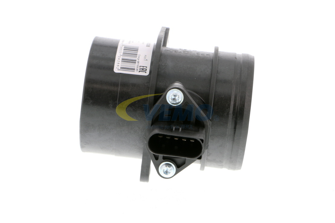 Debimetro V10-72-1038 VEMO Volkswagen Transporter T4 Bus (70B, 70C, 7DB, 7DK, 70J, 70K, 7DC, 7DJ) 2.4 D 1992 78 CV