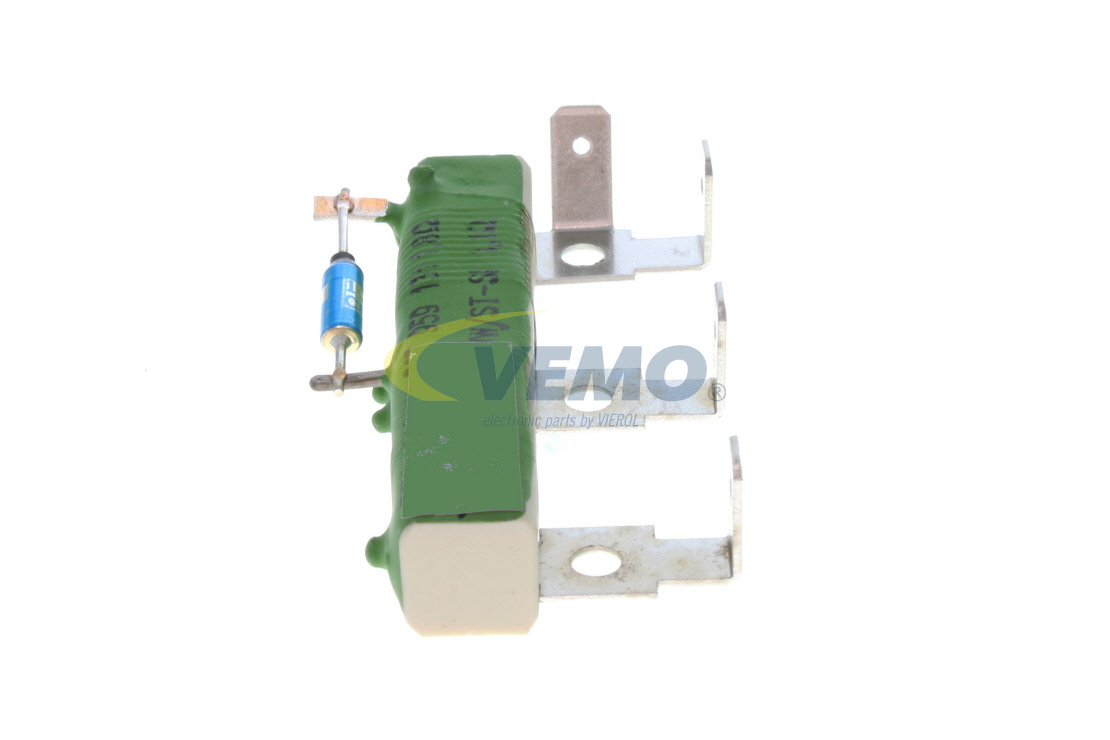 Gebläse, Vorwiderstand V10-79-0012 VEMO VW Polo II Classic (86C, 80) 1.3 D 1986 45 PS
