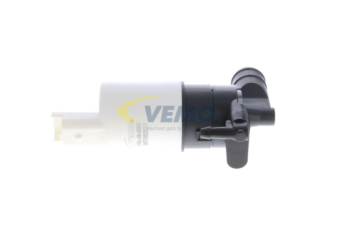 Waschwasserpumpe, Scheinwerferreinigung V42-08-0005 VEMO PEUGEOT 407 Limousine 1.8 (6D6FZB) 2005 116 PS