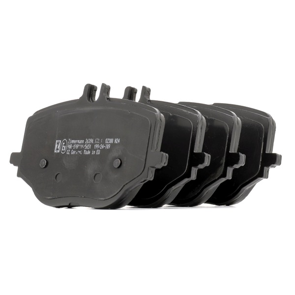 ZIMMERMANN | Belägg förberett för slitvarningsvisning, Bakaxel, Fotot motsvarar leveransomfattningen 26390.170.1 MERCEDES-BENZ E-klass Sedan (W214) 2024 billiga online